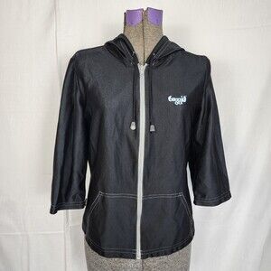 BugGirl RARE Y2K Rave 90s Lightweight Sporty Zip Up Hoodie Size M